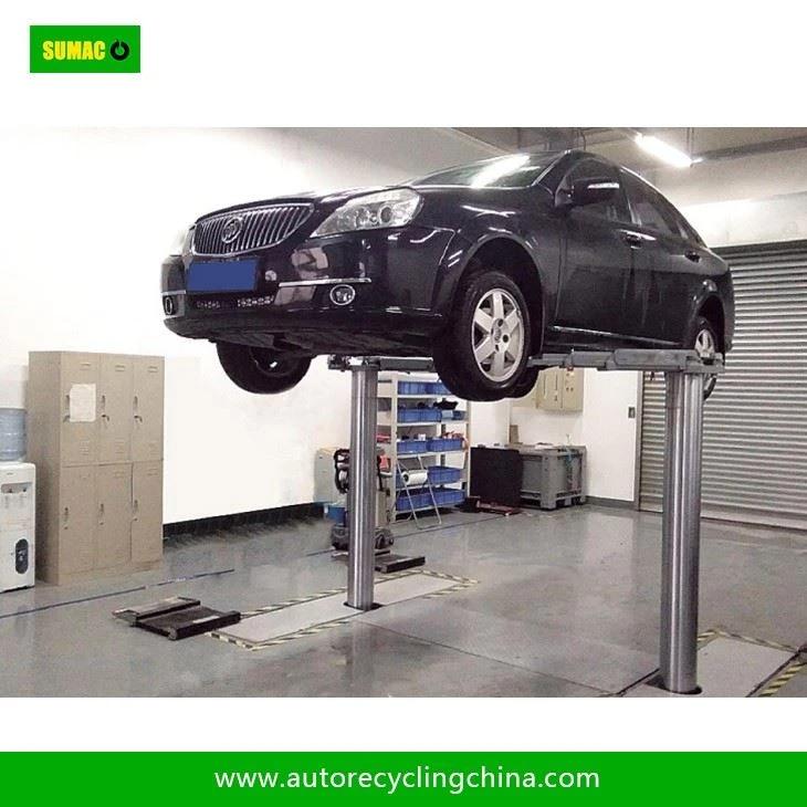 Inground Recycle Scrapped Car Lift